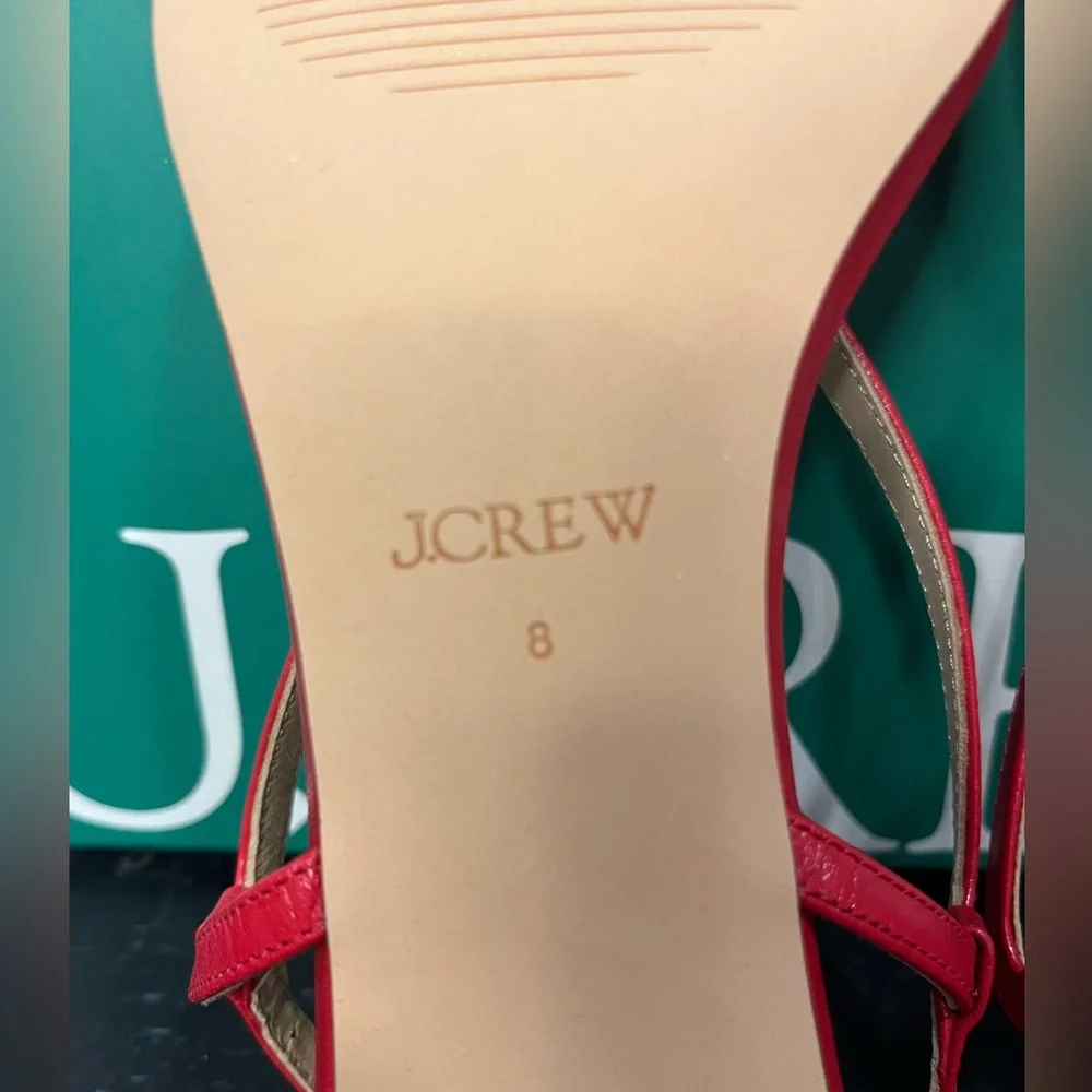 NIB J.Crew Krista sling back kitten heel 8 - Picture 7 of 9